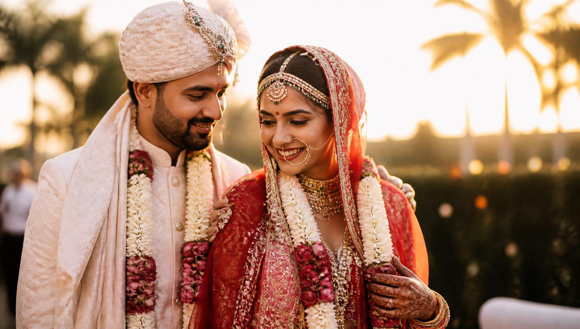 Cinematic wedding portrait captured by Balaji Studio